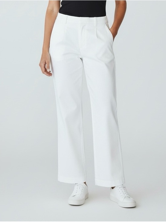 Ralph Lauren Pants - Ralph Lauren White Wide-Leg Trousers